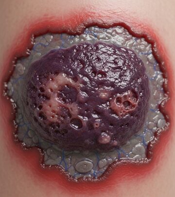 Clinical images and detailed insights into necrotising fasciitis, a life-threatening flesh-eating bacterial infection.